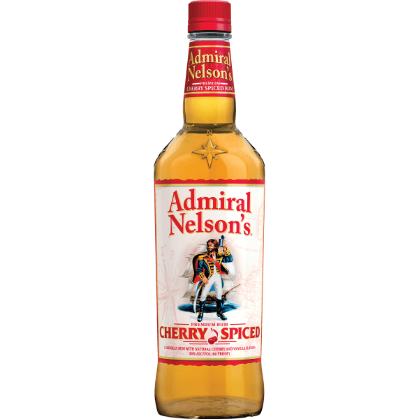 Admiral Nelson's Cherry Spiced Rum 1L bottle