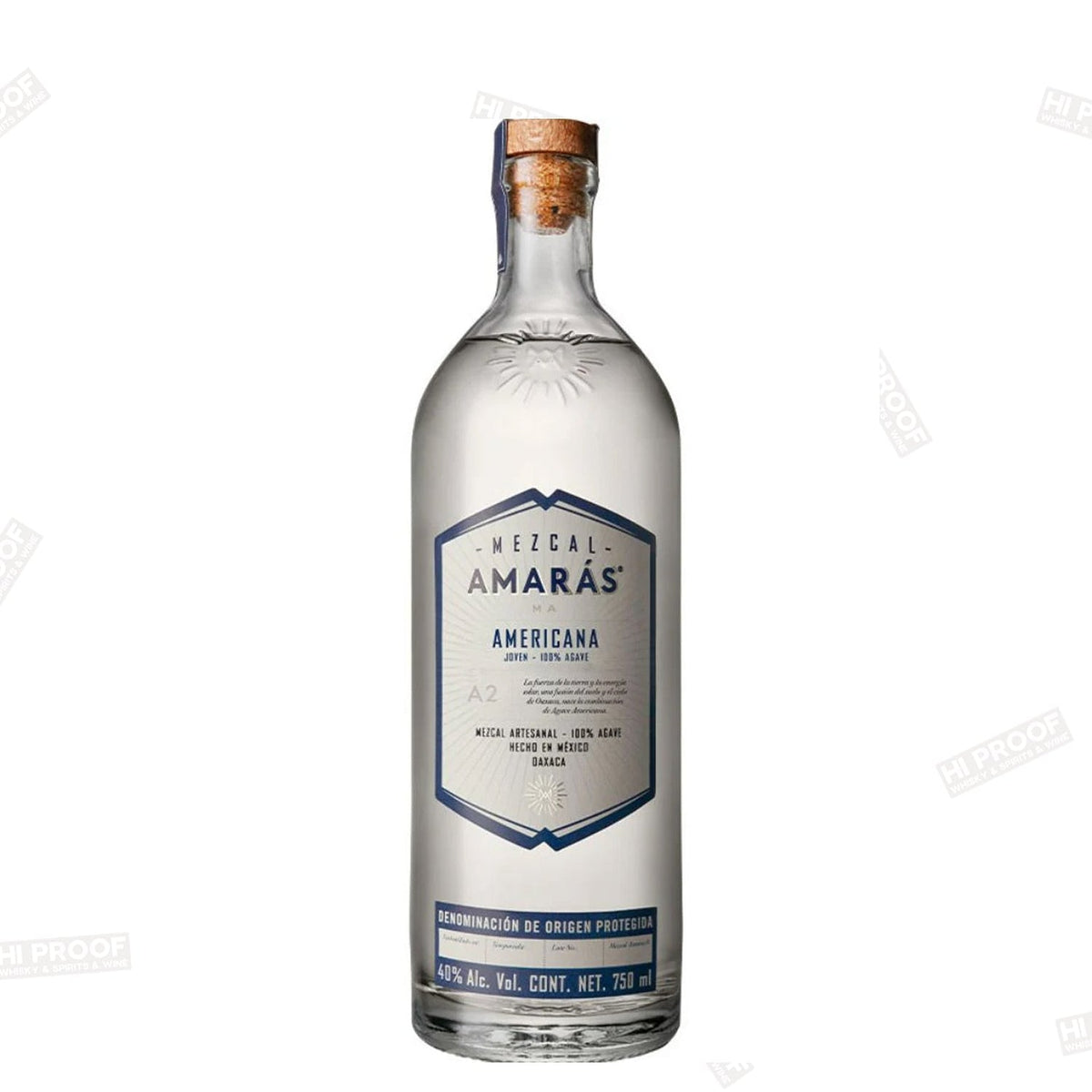 Amaras Mezcal Joven Americana 750ml bottle