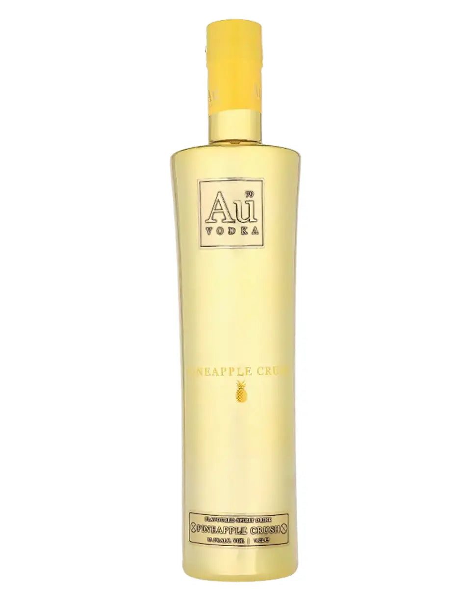 Au Vodka Pineapple Crush flavored vodka mirror-gold 700ml bottle
