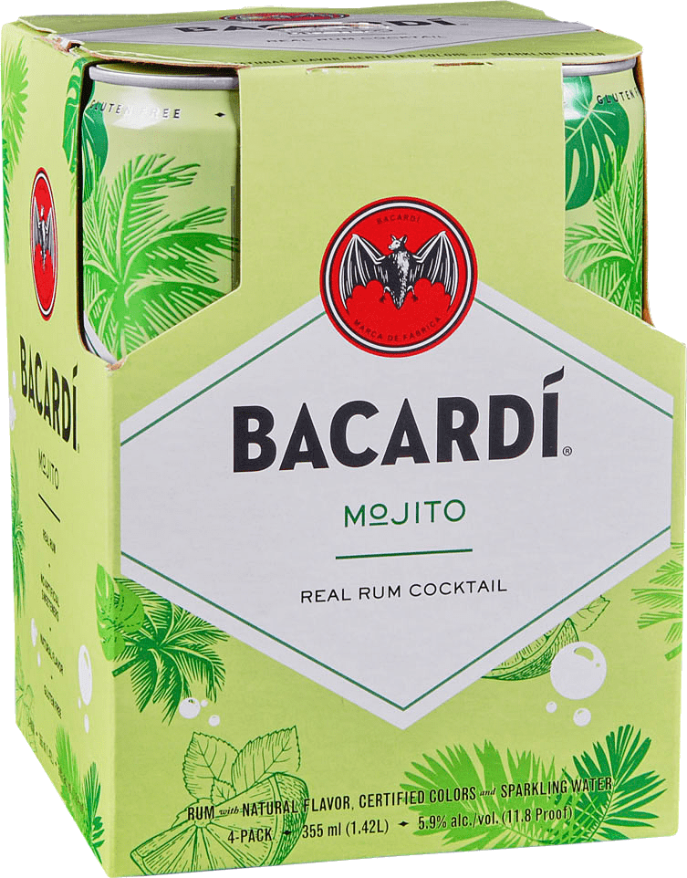 Bacardi Mojito 4 Pack 355 ML