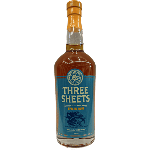 Ballast Point Three Sheets Spiced Rum 750ml bottle