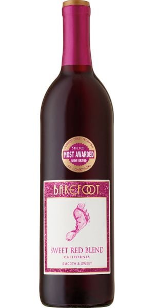 Barefoot Sweet Red Blended California 750 ML
