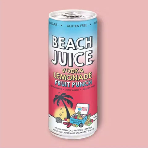 Beach Juice Lemonade Fruit Punch Vodka Cocktail 4/355ml 355ml