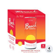 Beach Whiskey Co Watermelon Peach (4 pack) 355 ml