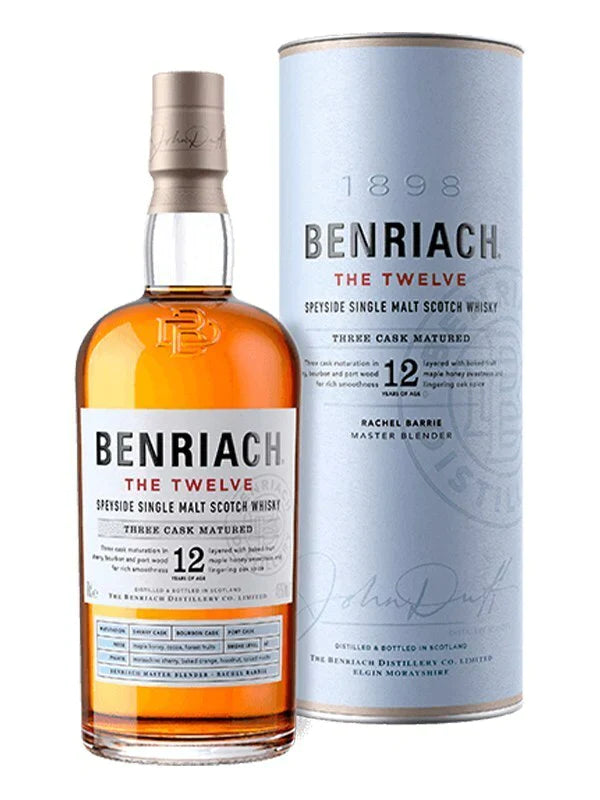 Benriach The Twelve Speyside Single Malt Scotch Three Cask Matured 12 year 750 ml