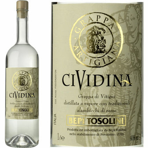 Grappa Artigiana Tosolini Cividina Grappa 1 L