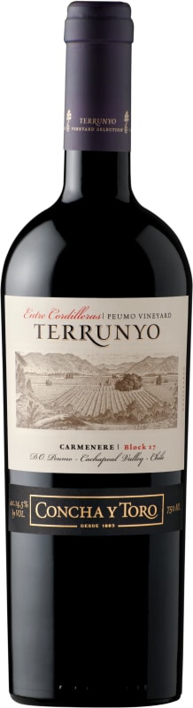 Concha y Toro Terrunyo Carmenere 2017 750ml bottle