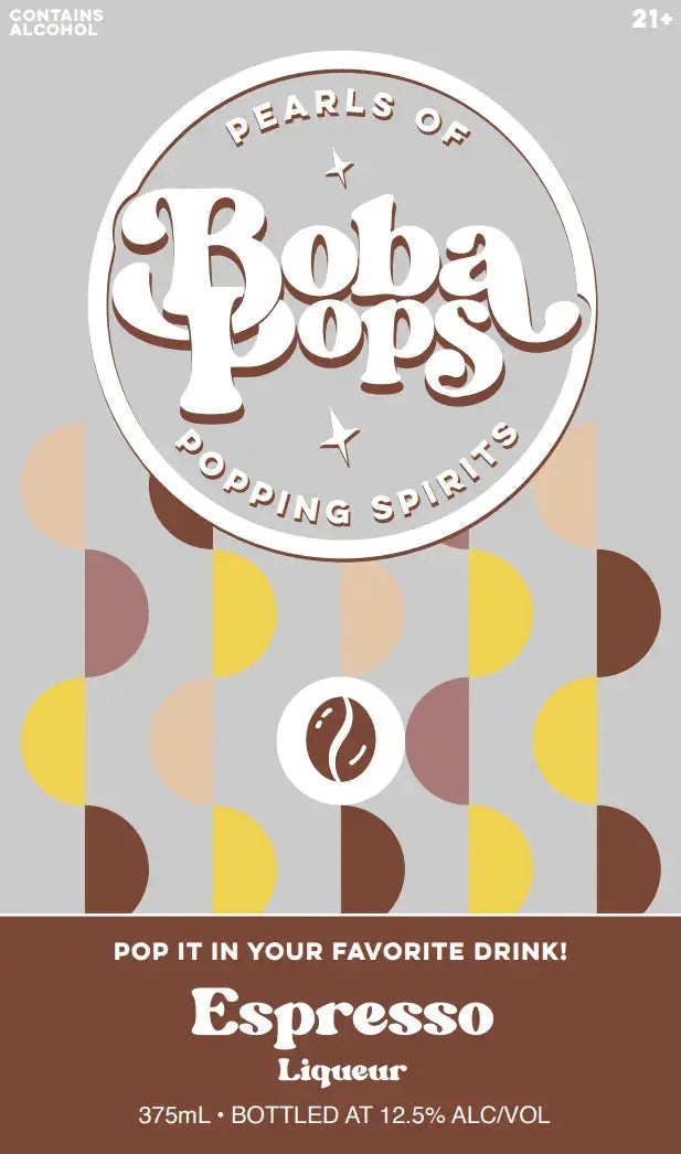 Pearls Of Boba Pops Espresso 375ml