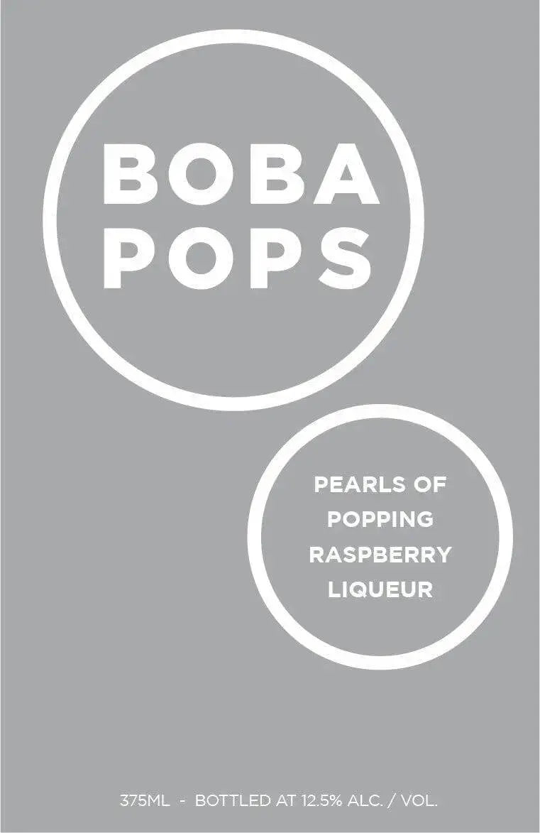 Boba Pops Raspberry 375ml