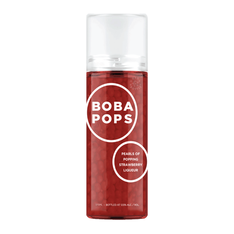 Boba Pops Strawberry 375ml