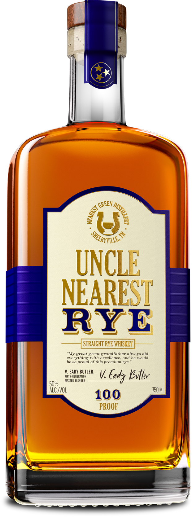 Uncle Nearest Straight Rye Whisky 750ml