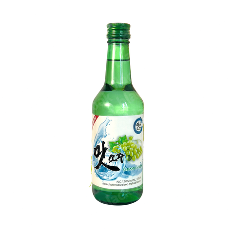 Maat Soju Green Grape 375ml bottle