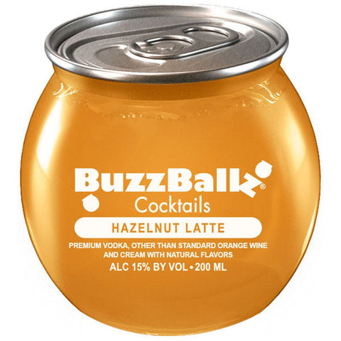 BuzzBallz Hazelnut Latte Cocktail (24 pack) 200 ml