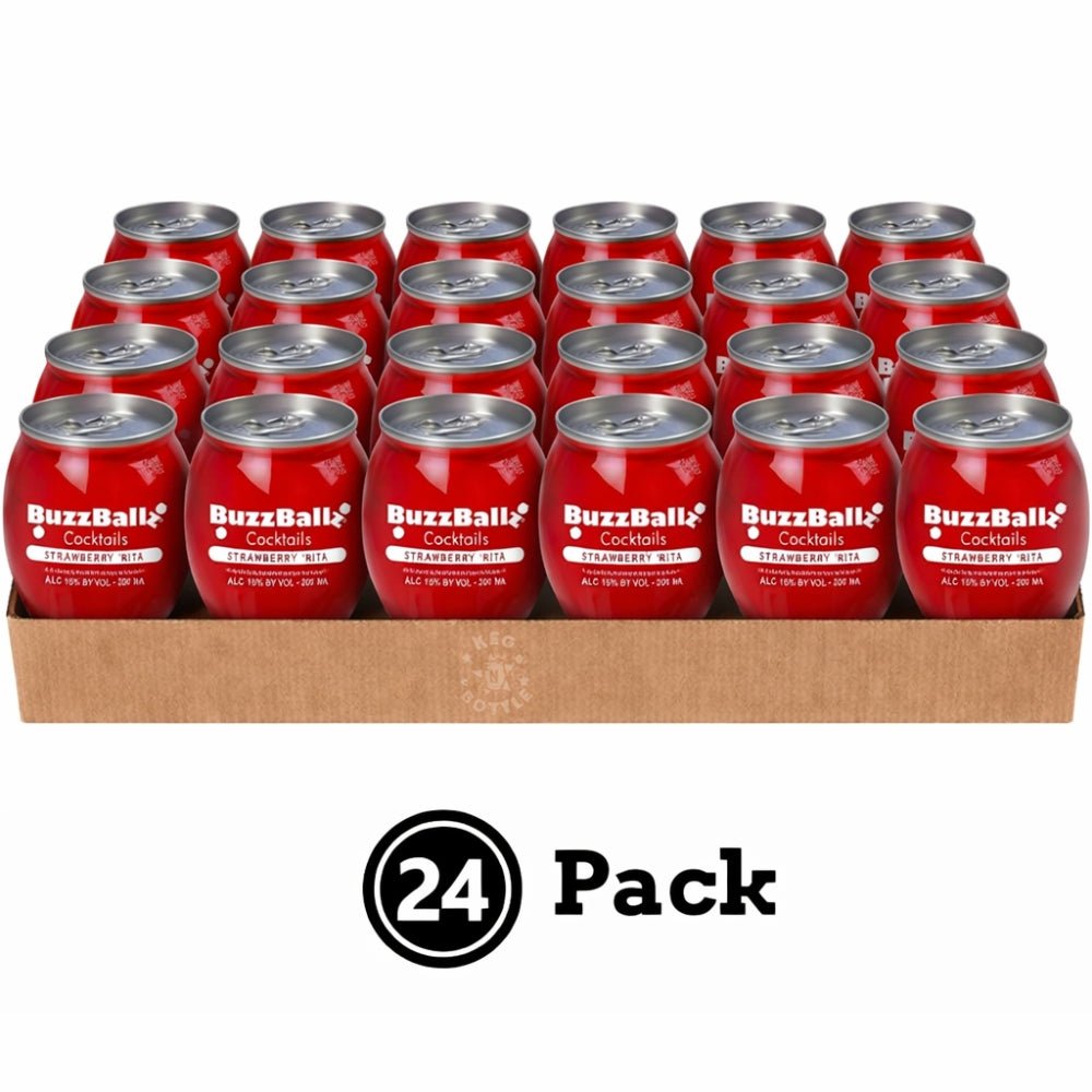 BUZZBALLZ Strawberry Rita 200 ml canned cocktail