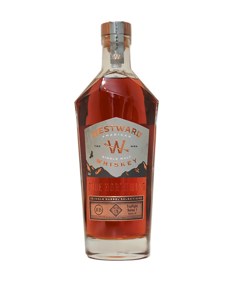 Westward Single Barrel Topflight Series 1 Barrel 16 American single malt whiskey 130.21 proof 750ml
