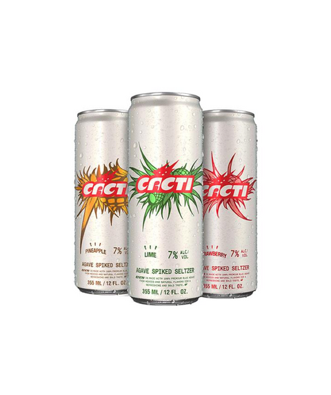 CACTI Agave Spiked Seltzer (9 Pack) 9/12 oz (355ml )