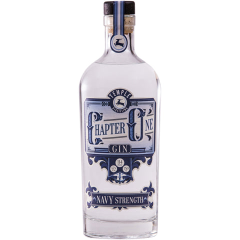 Temple Distilling Company Chapter One Navy Strength Gin 750ml