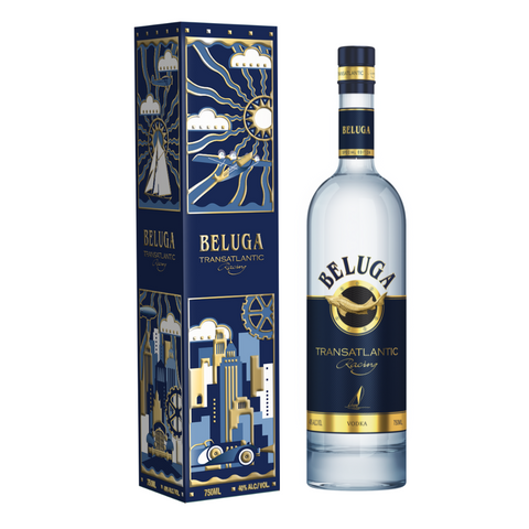 Beluga Transatlantic Racing Vodka Gift Set 750ml