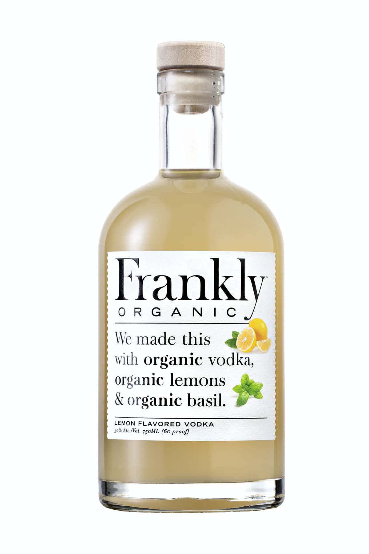 Frankly Organic Lemon Vodka 750 ml
