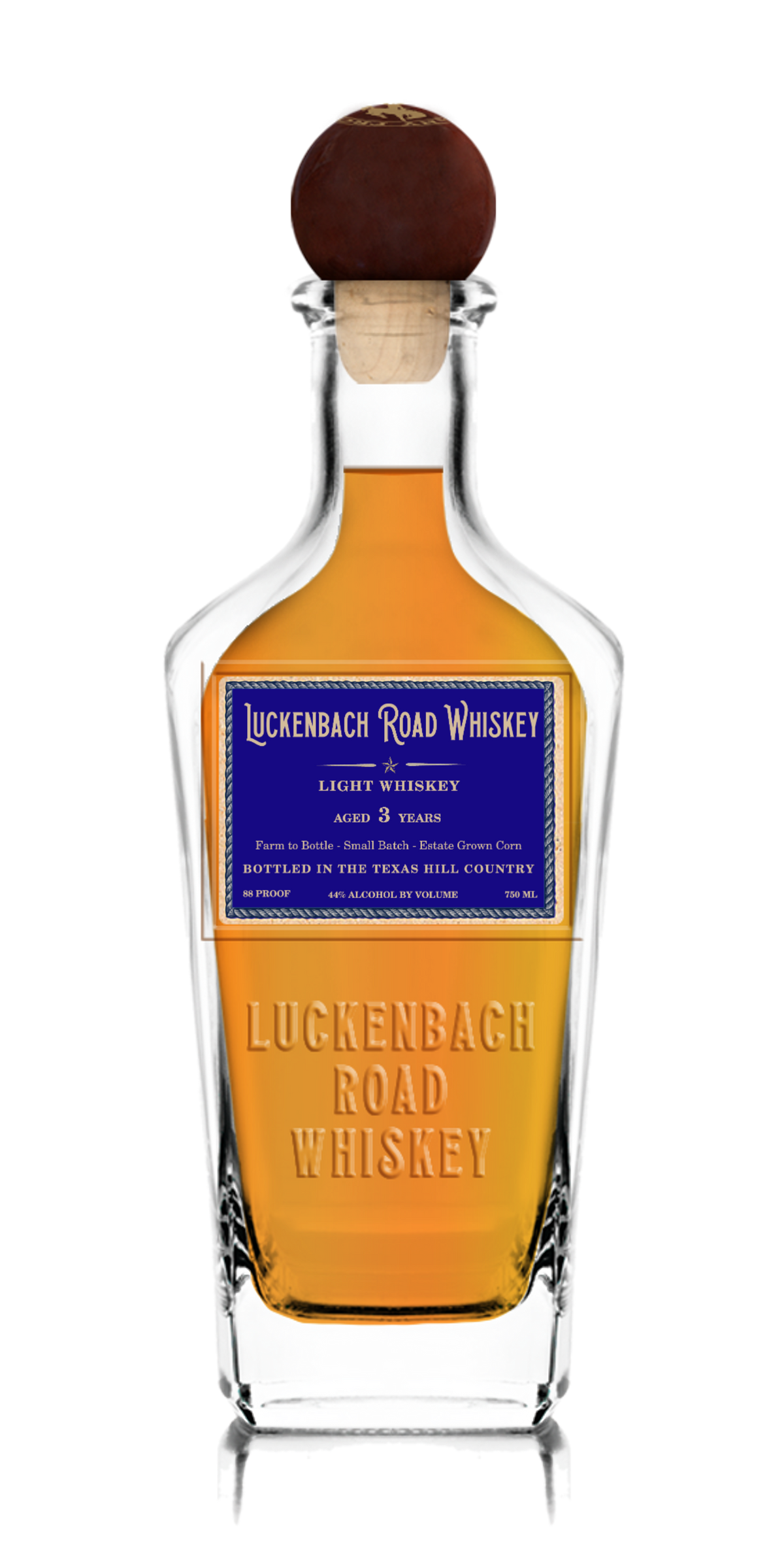 Luckenbach Road Luckenbach Road Light Whiskey 3 year 750 ml