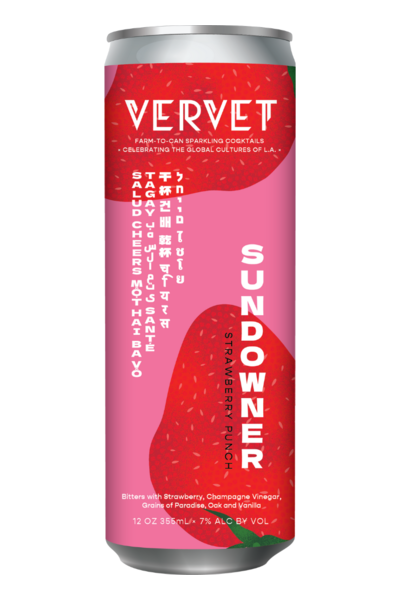 Vervet Sundowner Sparkling Canned Cocktail 12 oz