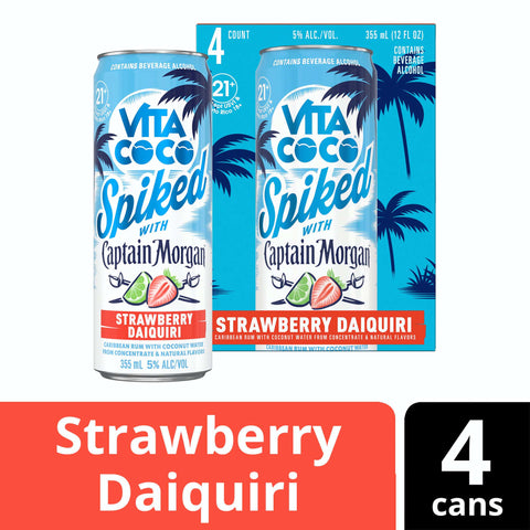 Vita coco Strawberry Daiquiri 4 x 355 ml