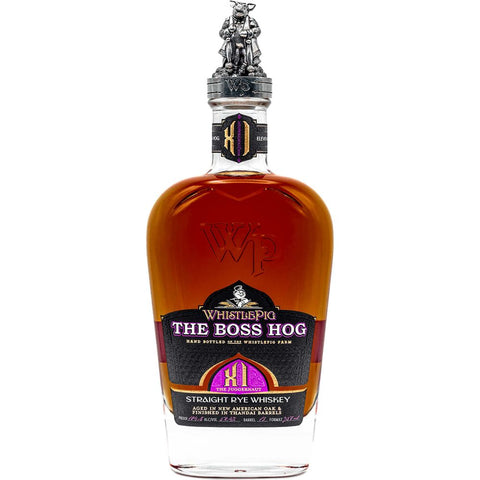 WhistlePig The Boss Hog XI The Juggernaut straight rye finished in Thandai barrels 750ml