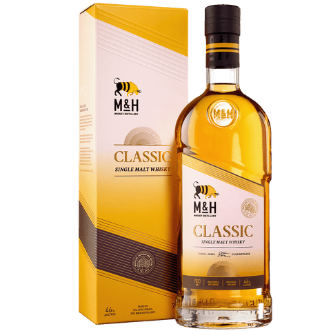 M&H Classic Single Malt Whisky 750ml bottle