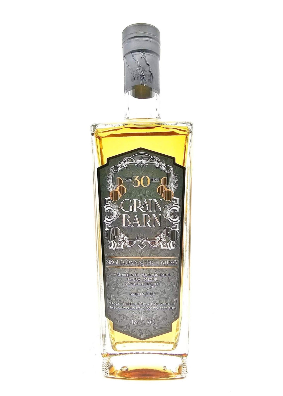 Claxton's Spirits Grain Barn Single Grain Scotch Whisky 30 year 700 ml