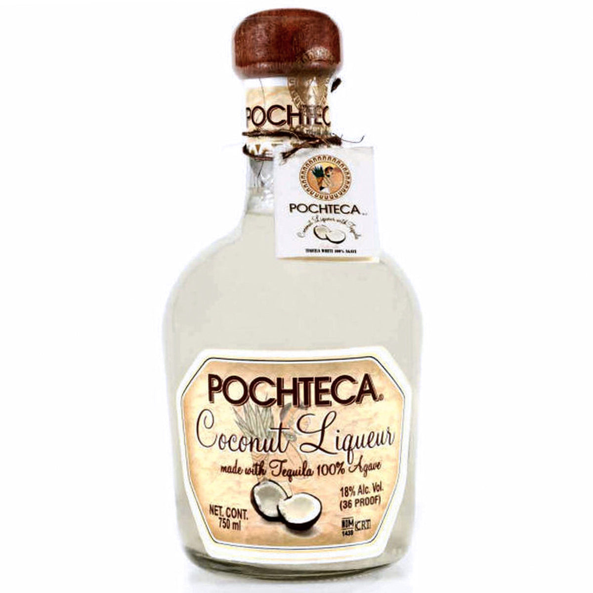 Pochteca Coconut Liqueur with Tequila 750 ml