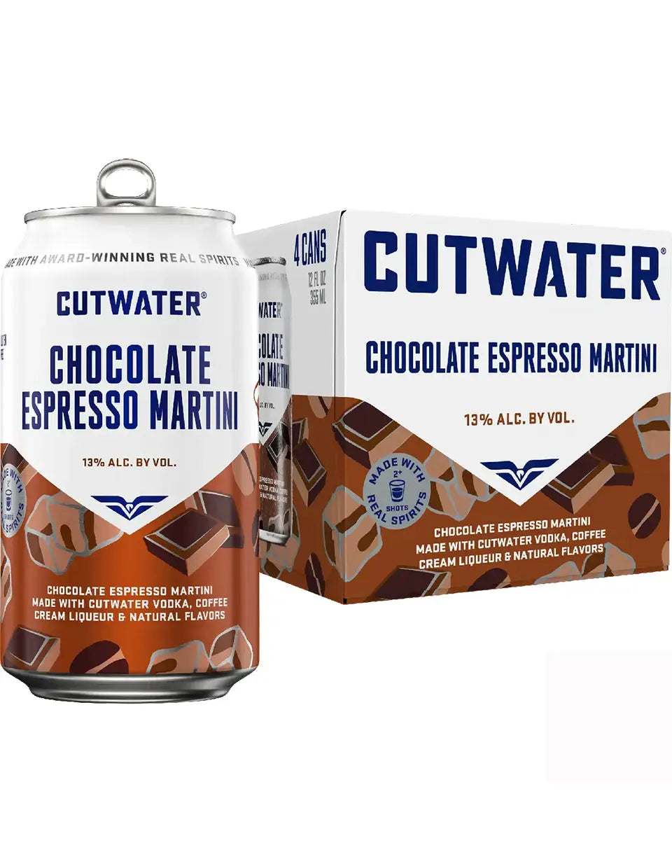Cutwater Chocolate Espresso Martini 4x355ml cans