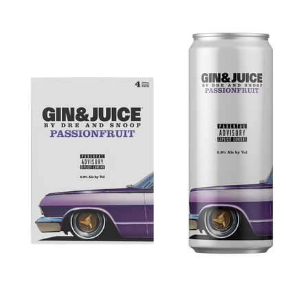 Gin and Juice Passion Fruit 4/355ml 355ml