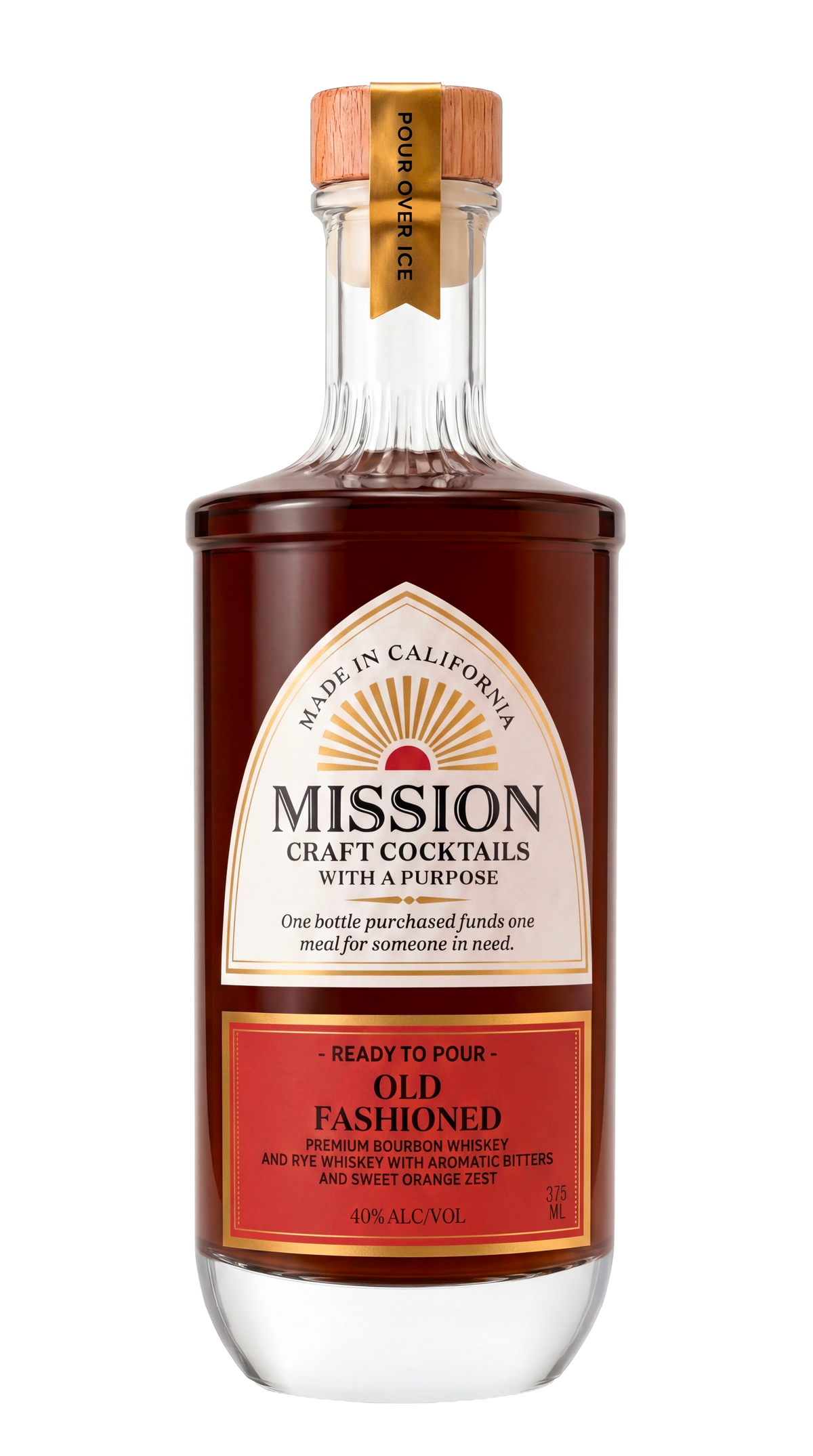 Mission Cocktails Old Fashioned 375ml bottle