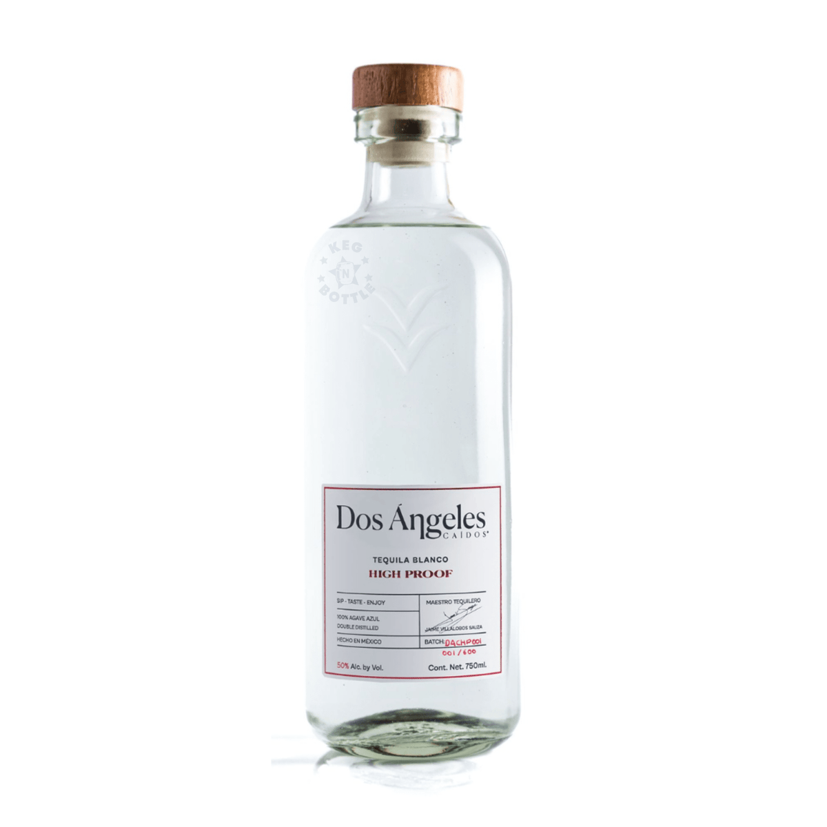 Dos Angeles Caidos High Proof Blanco Tequila 100 Proof 750ml bottle