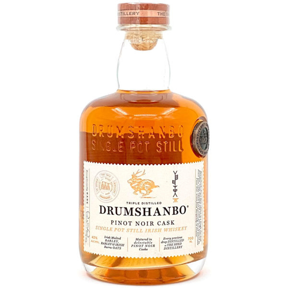 Drumshanbo Pinot Noir Cask Single Pot Still Irish Whiskey 700 ml