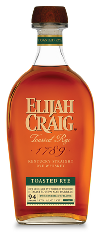 Elijah Craig Toasted Rye Kentucky straight rye whiskey 750ml bottle