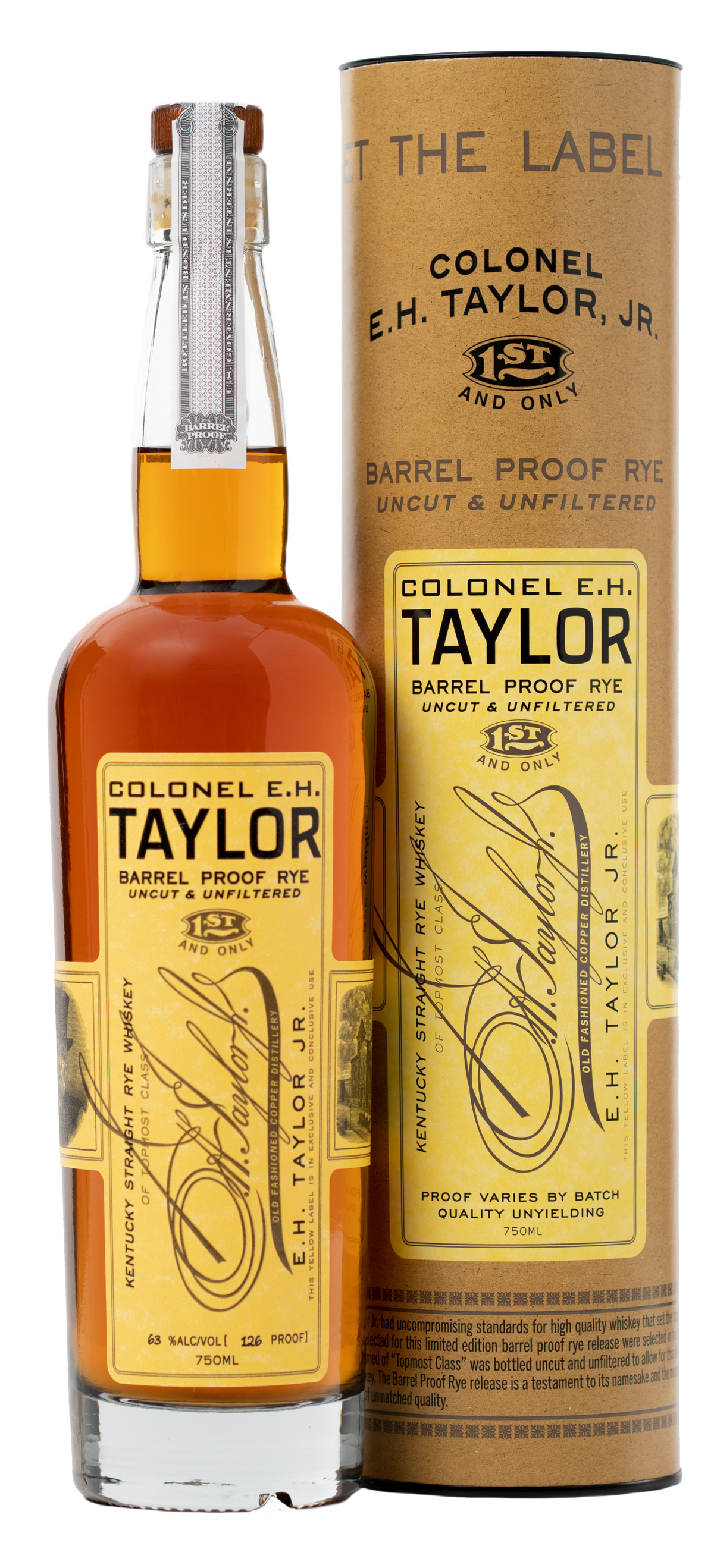 Colonel E.H Taylor Jr Barrel Proof Rye 750 ml