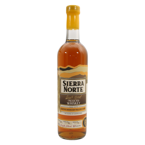 Sierra Norte Mexican Yellow Corn Whiskey 750 ml