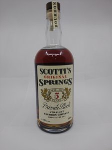 Scotti's Original Springs 5 Year Straight Bourbon Whiskey 750 ml