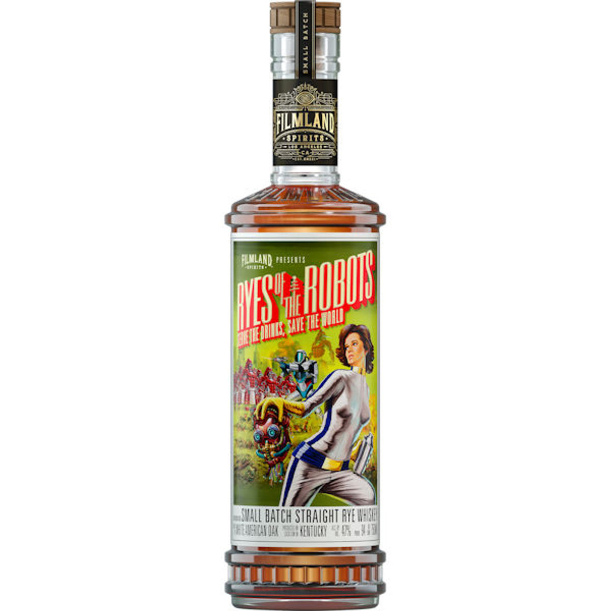 Filmland Spirits Ryes of The Robots Small Batch Straight Rye Whiskey 750 ml