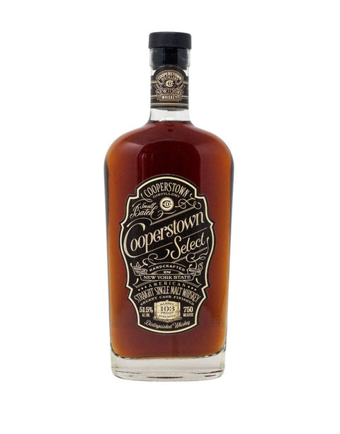 Cooperstown Distillery Cooperstown Select Sherry Cask Finished Straight Single Malt Whiskey 750 ml