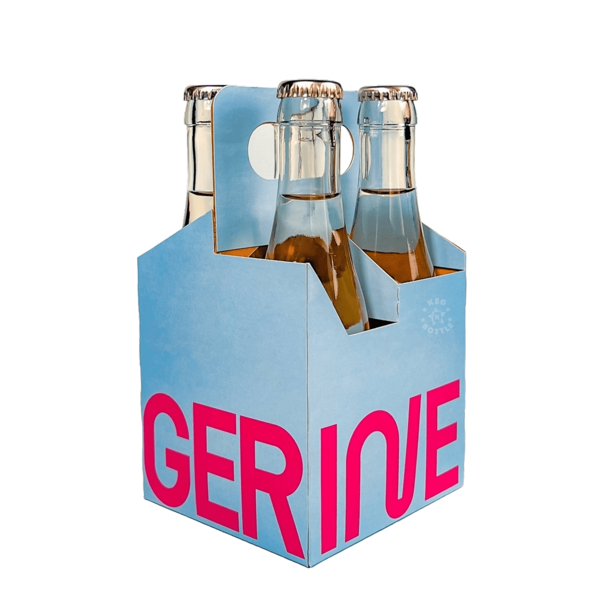 Gerine Mango & Peach 4 pack 187ml bottles