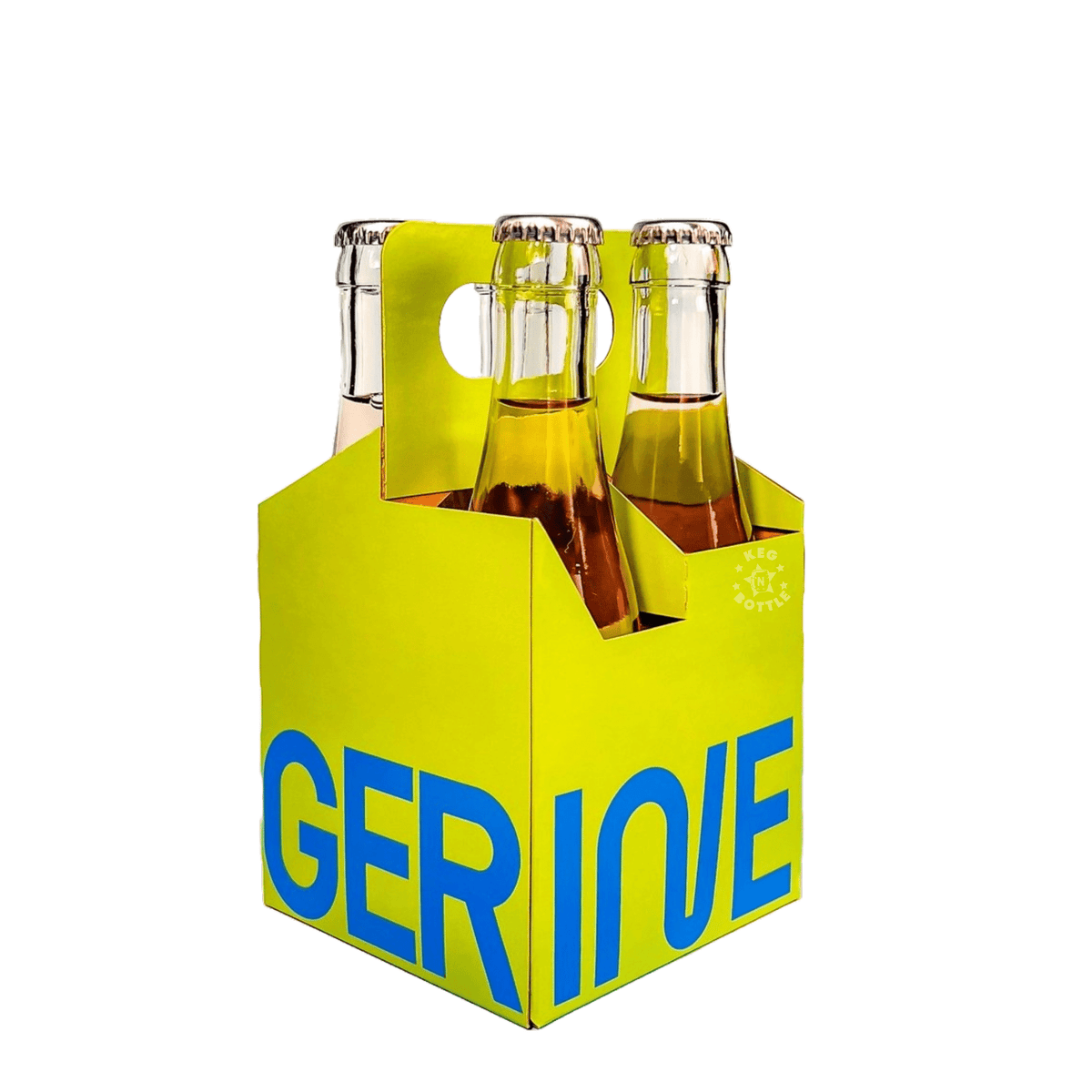Gerine Strawberry & Kiwi 4 pack 187ml bottles