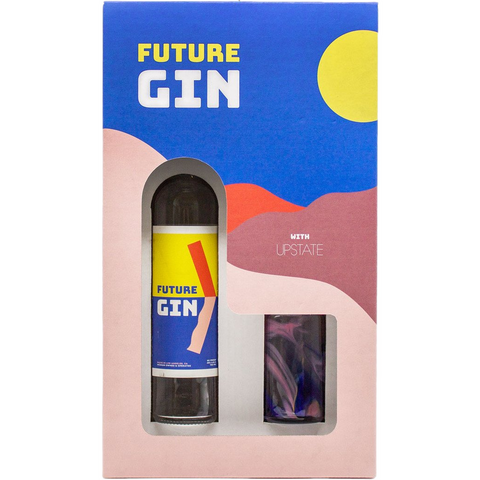 Future Gin Future Gin with Upstate /w 1 glass Cup Gift Box Set 750 ml