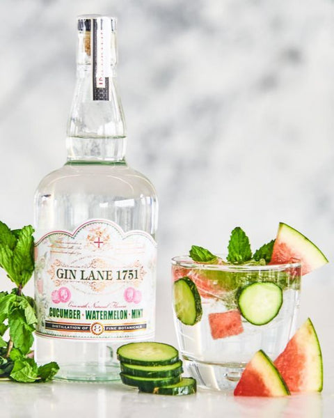 Gin Lane 1751 Cucumber, Watermelon & Mint Gin 750ml bottle