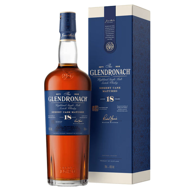 The Glendronach Highland Single Malt Scotch Whisky Sherry Cask 18 year 700 ml