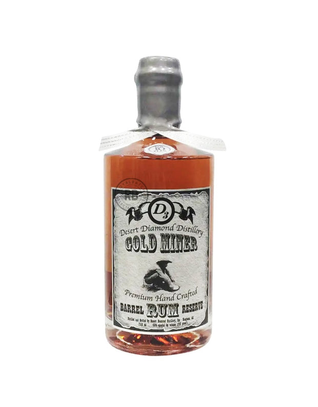 Desert Diamond Distillery Gold Miner Platinum Single Barrel Reserve Rum 10 year 750 ML