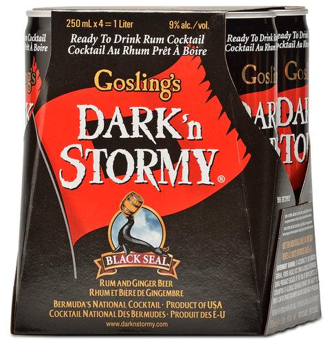 Goslings Dark'n Stormy (4 Pack) 250 Ml