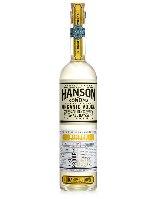 Hanson Sonoma Organic Ginger vodka 750ml
