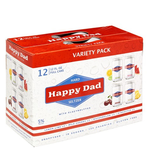 Happy Dad Variety Pack Hard Seltzer 355 ml